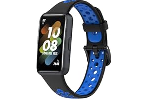 Chainfo Correa de Reloj Compatible con Huawei Band 7 / Honor Band 7, Impermeable Reemplazo Correas Reloj Silicona Banda