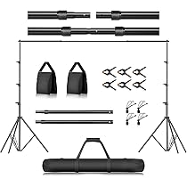 Supporto Per Fondale Fotografico 2,6x3 M Regolabile - Kit Per Studio E Eventi - Foto 13