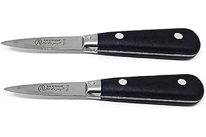 LAGUIOLE NERON Neron Coutellerie Laguiole La Fourmi Blade Couteau à huître Polypropylène Manche Noir Lame 6,3 cm Lot de 2 par Jean Neron