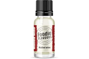 Foodie Flavours Natural Mulled Wine Flavouring, High Strength - 15ml