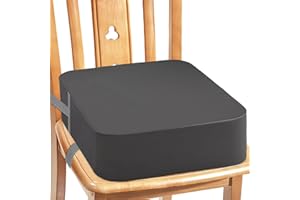AQASH Rehausseur de chaise pour enfant pour la table - Antidérapant, facile à prendre en hauteur, soutien solide, coussin d'assise de chaise en polyuréthane, facile à nettoyer, amovible