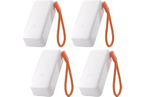 SONOFF SNZB-02B AirGuard TH Lite Zigbee Temperatur- och Luftfuktighetssensor med Appaviseringar, Fjärrövervakning för Växthus och Vinkällare, Kompatibel med Alexa & Google Home, 4-pack
