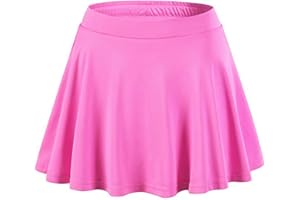 YUUMIN Sport Rock Mit Shorts Kinder Mädchen Tennis Golf Skort Plissierte Tennisrock mit Hose Sommerrock Minirock Sportrock Workout Running kurz