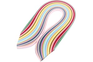 Akozon Kit de papel Quilling, 720 rayas 540mm Largo 36 colors Conjunto de Filigrana de Papel para DIY Decoración Diversión Educativa Regalo para Niños(3mm)