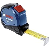 Bosch Professional 8 m mezura Autlock (tek elle kullanım, kemer kelep&ccedil;esi, manyetik kanca, 2 durdurma tuşu, 27 mm naylon &ccedil;eli