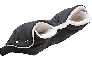 HOTPORTGIFT Kinderwagen Muff Handwärmer Wasserdicht Baby Stroller Hand muff Mit Fleece Winddicht Radanhänger für Winter