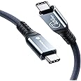 Yottamaster USB C to USB C Cable Supports 8K Display, Compatible with Thunderbolt and USB4, PD100W Charging