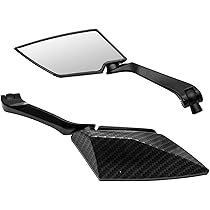 Specchietti Retrovisori Moto In Fibra Di Carbonio - 2 Pezzi, Regolabili, Ampio Campo Visivo - Foto 3