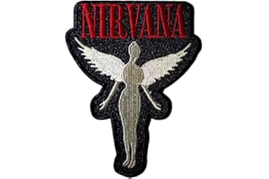 ROCK OFF OFFICIALLY LICENSED PRODUCTS Nirvana in Utero Cut-Out Woven Patch One Size