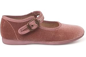 Pisamonas Merceditas Niña Terciopelo Hebilla