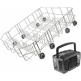 Ar&ccedil;elik Uyumlu Bulaşık Makinesi Alt Sepet (V2) - Beyaz