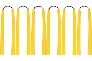YAAVAAW 6Pcs piatta fionda,corde di caccia di ricambio,strisce di ricambio per catapulte di caccia in gomma,elastici durevoli per fionda