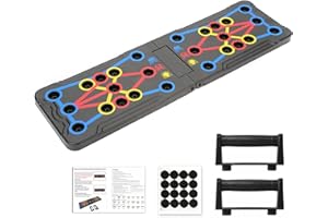 Wesoke Push Up Board 14 in 1 Multi-Functional Pushup Stands System for Men Women, Portable Push Up Bar, Man Gym Strength Training Push up Handles for Floor, Professional Home Exercise Equipment