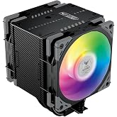 Scythe Mugen 6 TUF GAMING EDITION SİYAH, 120mm WONDER TORNADO Fanlı Sessiz Hava Soğutucu, Intel LGA 1700 & AMD AM5/AM4 Uyumlu