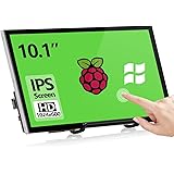 HAMTYSAN Écran Tactile Raspberry Pi, Petit écran Portable HDMI 1024x600 de 10,1 Pouces avec Support, écran IPS pour Raspberry