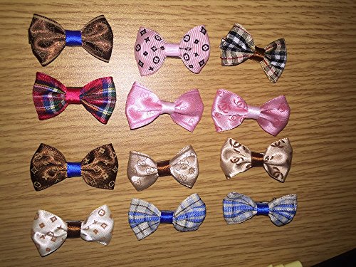 PAWZ-Road-12pclot-Pet-Bow-Dog-Hair-Clips-Random-Color