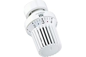 Oventrop Thermostat Uni XH avec position zéro pour filetage M 30 x 1,5, blanc, 1011365