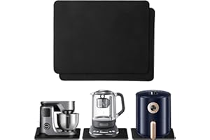 BOCGUY 2 Pezzi Tappetino Macchina Caffè Antiscivolo per Macchina da Caffè, Frullatori Cucina