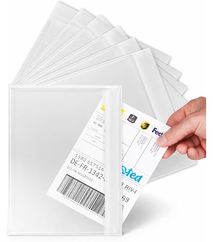 2000 Buste Adesive Trasparenti Per Lista Imballaggio 5.125″ X 8″ – PackagingSuppliesByMail - Foto 4