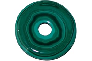 JANNI-SHOP-ANHÄNGER Malachit Anhänger Donut Ø 50 mm SUPER A*Qualität schöne Farbe und Maserung.(4947)