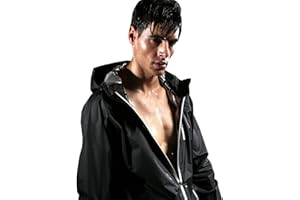 ‎CODY LUNDIN Cody Lundin Herren Sauna Zipper Coat Herren Fitnessjacke Gym Kapuzenjacke schwarz für Herren