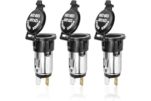 0XBIT Toma Mechero 12v, 3 Piezas Mechero Coche, Enchufe Mechero 12v, Conector Mechero Coche, Enchufe Coche Mechero Adecuado para Coches, Camiones, Barcos, Motocicletas