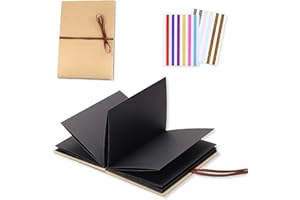 xiaoxiaozhijia Album Photo Scrapbooking,30 Pages DIY Livre Photo,A4 Album Photo Personnalisé pour les Couple,les Amis et les Personnes Aimées (21x28cm)