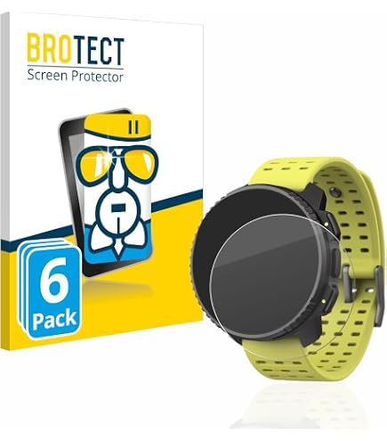 Protection écran Verre Trempé Brotect Pour Suunto Vertical 2 - 6 Pièces, Anti-rayures 9H, Transparent, Anti-empreintes - 5