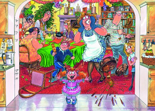 Jumbo Wasgij Christmas 7 Christmas Stuffing Jigsaw Puzzle (1000 Pieces)