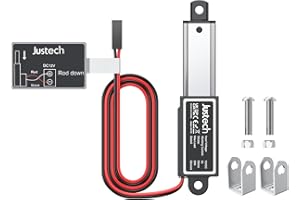 Justech Micro Linear Actuator 12V 30N Linearantrieb Motor 30mm Mini Electric Lineartechnik für Auto Auto RV Elektrischer Türöffner Linearmotor Linearantrieb 30N 30mm Linearaktuator Motor