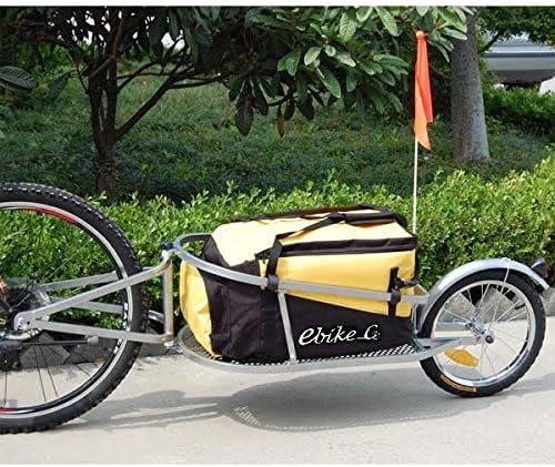 Ebikeco Bike Trailer Bag Backpack, 1 Wheel, Yellow Spain