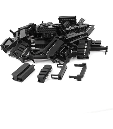 Aexit Câble Plat IDC Avec Connecteur F/F 34 Broches De 2,54 Mm, Longueur 148 Cm