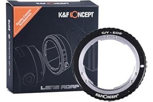 K&F Concept C/Y-EOS Objektivadapter,Objektiv Adapter Canon,Objektiv Adapterring für Contax Yashica C/Y Objektiv auf Canon EOS 1D 1DS Mark II Mark II 7D 50D Digital Rebel T2i T3 SL1 300D 500D 1000D