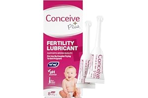 CONCEIVE PLUS Concieve Plus Fertility Lubricant in Pre-Filled Applicators - Fertility Friendly Lube for Couples Trying for a Baby - Water Based Lubrification Gel Lubricant - One Month Supply - 8 x 4g Applicators