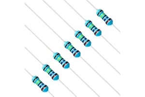 Chanzon 100pcs 1/4W (0.25W) 2.7M Ω ohm 2m7 Metal Film Fixed Resistor 0.01 ±1% Tolerance 2.7MR MF Through Hole Resistors Current Limiting Rohs Certificated