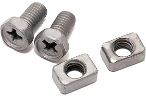 ‎IONI Ersatz Schrauben/Klemmen für Rollerbatterie/Batterie - (2 Schrauben + Muttern) 5mm