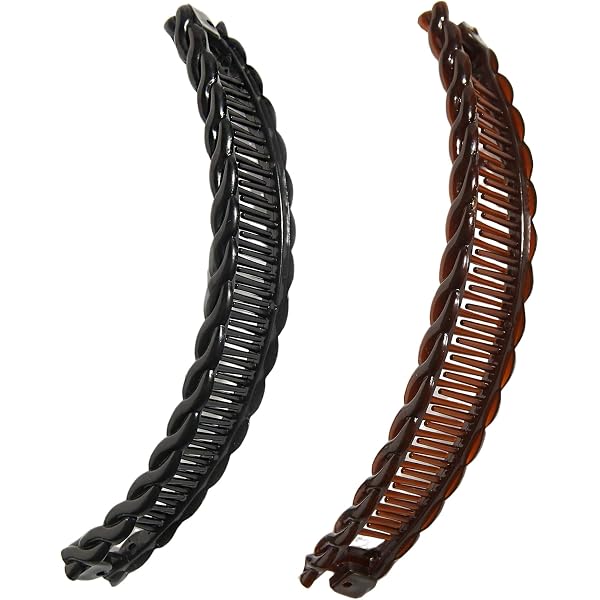 TOFBS 8er Set Bananenspangen – Rutschfeste Haarklammern, Groß, In 8 Farben, Ca. 11 Cm