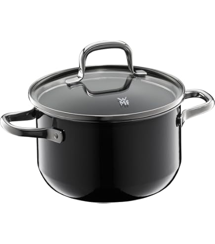 WMF Fusiontec Essential Cooking Pot Large, 24 cm, Glass Lid