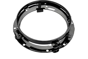 Wspornik montażowy wideł reflektorów, Dioche 7 cali reflektor samochodowy okrągły uchwyt montażowy pierścienia do (czarny)