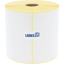 QWORK® Etikettenspender und halter für Thermoetiketten, für Rollen und QWORK® Etikettenspender und halter für Thermoetiketten, für Rollen und