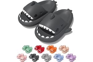 HOKUTO Shark Slides Slides damskie i męskie, Cloud Shark Slides, szybkoschnące klapki Shark