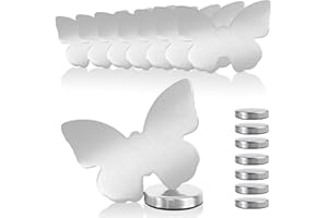 gaoduanluoluo 8 Piece Magnetic Tablecloth Weights Set – Heavy Duty Stainless Steel Tablecloth Clips for Outdoor, Weddings, Picnics, Camping & Garden Use (Butterfly)
