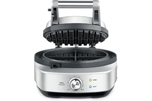 Sage - The No-Mess Waffle Maker - with Non-Stick Surface, No Mess Moat & Browning Control - Brushed Stainless Steel
