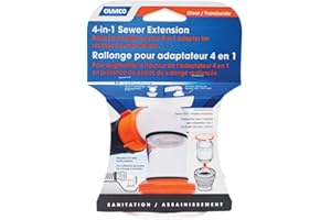 Camco 39735 4-n-1 Recessed Dump Truck Waste Water Extension