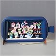 Message in A Bottle 3D Pop Up Greeting Card - Dogs with Flowers