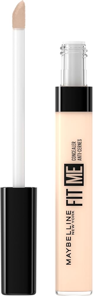 Maybelline New York Fıt Me Concealer 05 Ivory | Yağsız formül, dermatolojik olarak test edilmiştir, tüm cilt tipleri, göz halkalarına karşı aplikatörlü sıvı kapatma kalemi