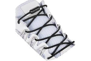 DALLAR Cordones Elásticos Sin Atar en varios Colores - Cordones Redondos Ajustables y Resistentes - Aptos en Botas, Zapatos y Zapatillas - Para Niños y Adultos