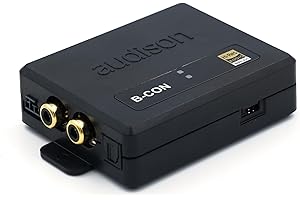 Audison B-CON Hi-Res odbiornik Bluetooth z certyfikatem wysokiej jakości dźwięku 24 bit/96 kHz z wyjściem RCA i optycznym