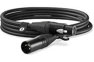 RØDE XLR-3 Hochwertiges XLR-Kabel (3 m, schwarz)