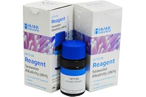 Paquete de 2: Hanna Instruments HI772-26 (HI755-26) reactivo comprobador de alcalinidad para 50 pruebas